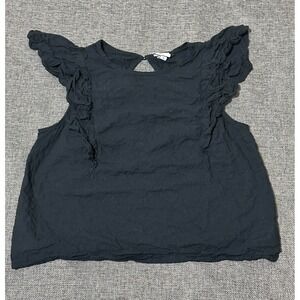 A New Day Women's‎ M Pullover Flutter Sleeve Blouse